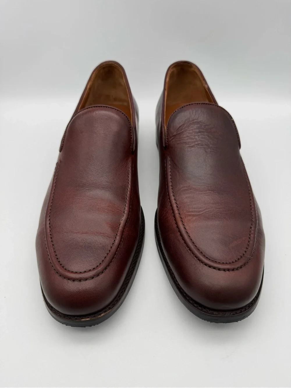 Frye Jefferson Venetian Men’s Loafers Brown Genuine Leather Slip-On Size 10.5 D